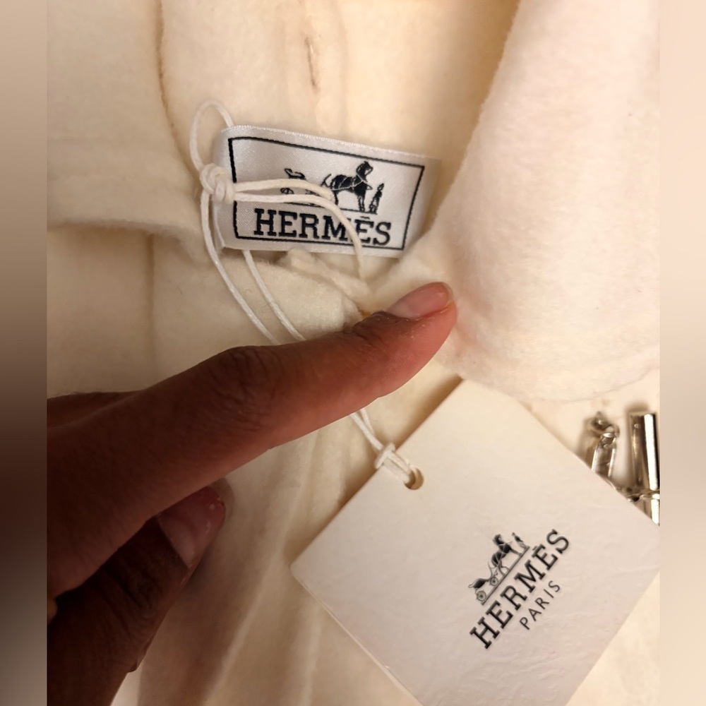Cashmere Cape Trench Coat Convertible Paletot Size Small - Picture 14 of 16
